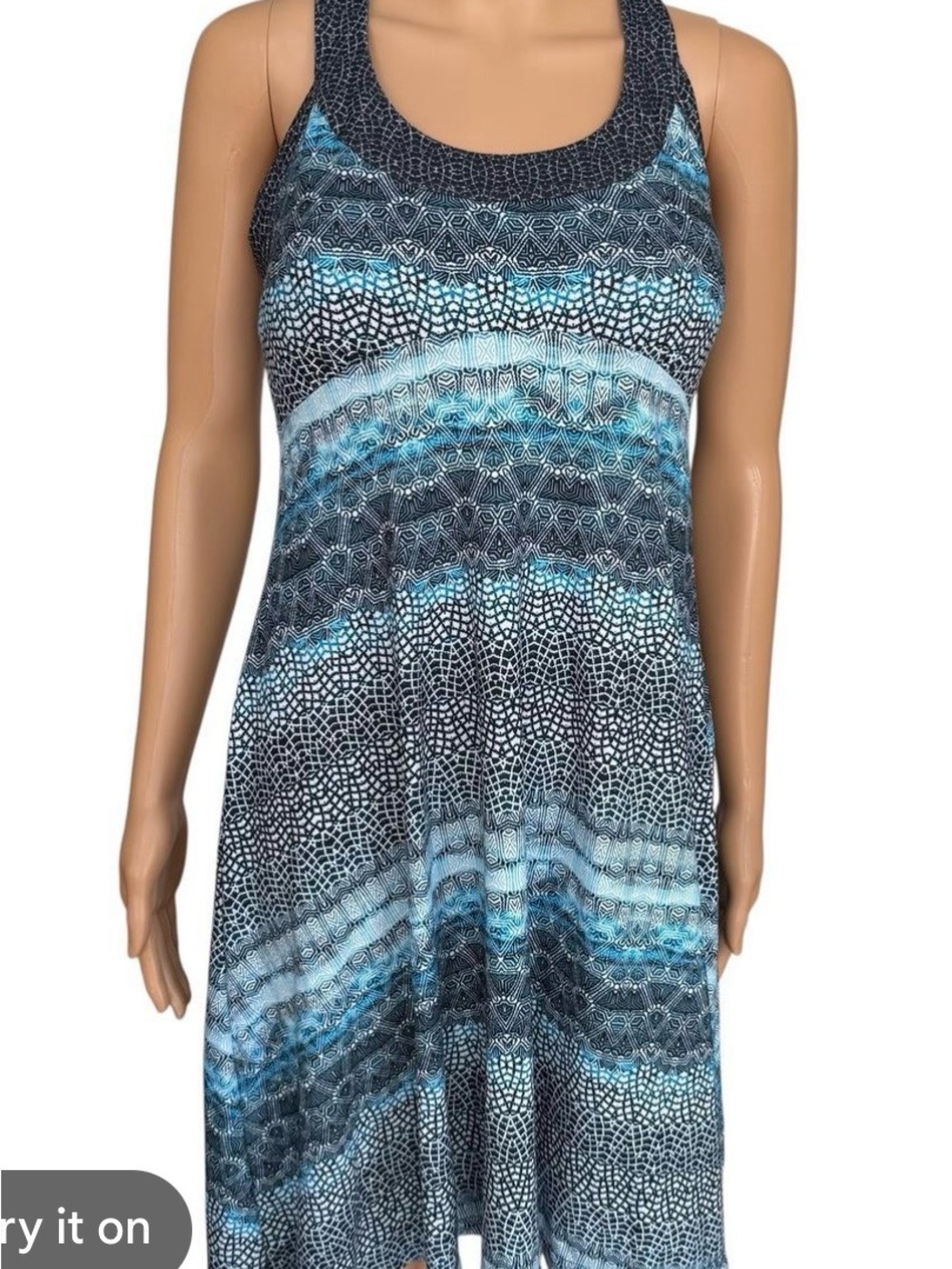 Prana Dress Athletic Yoga Cover Up Womens L